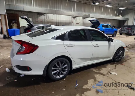 2020 Honda Civic Ex z USA, uszkodzony, nr VIN 19XFC1F35LE016439